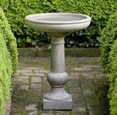 Photo of Campania Williamsburg Tea Table Birdbath - Exclusively Campania